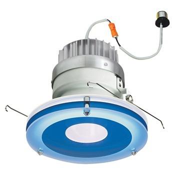Nora 6 Inch Adjustable LED Retrofit Diamond Unit LED Recessed Light Reflector for Decorative Glass