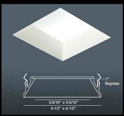 USA Illumination BeveLED 20 Watt LED Trimless Downlight 3310-10-LSLD4