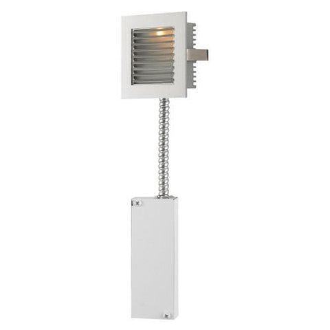Alico Retrofit Step Light One Light Wall Recessed in Metallic Grey