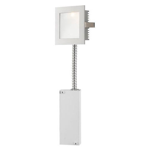Alico Step Light Wall Recessed Step Light In White With Driver