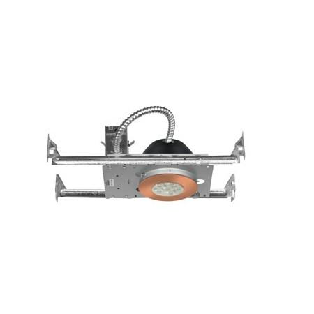 Liton LSHLD410C50 4 Inch L.E.D New Construction Shallow Housing 10W, 120V Recessed Lighting Housing