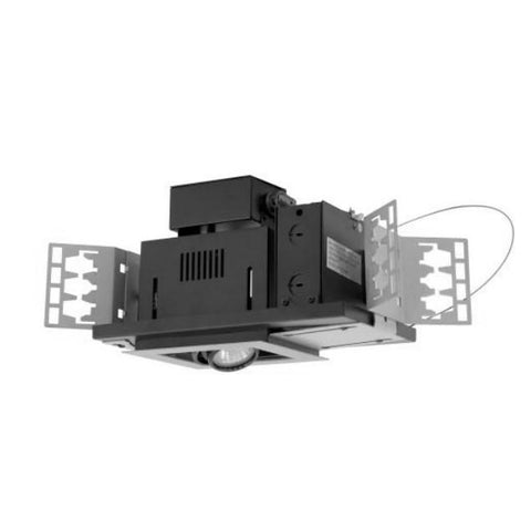 Jesco Low Voltage Adjustable Halogen 3 Inch Recessed Lighting New Construction Kit MR16 MG-16-50-1-E-WB