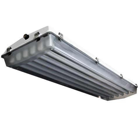 Light Fixture - 4' High Bay, 4 or 6 LFL - NEMA 4X (w/ Emergency Backup Option)