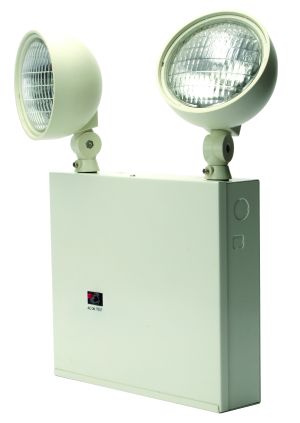 NYC Emergency Light, Steel - 18-68W Capacity - 2 or 3 Heads