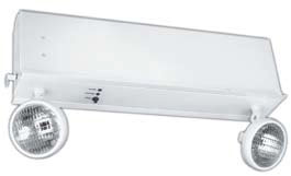 Steel Recessed Emergency - 24" T Bar - 2 Lamps